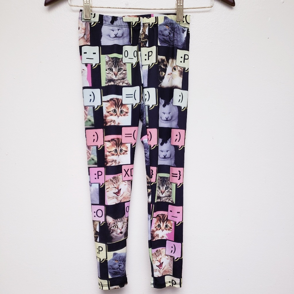 Girl's cat leggings